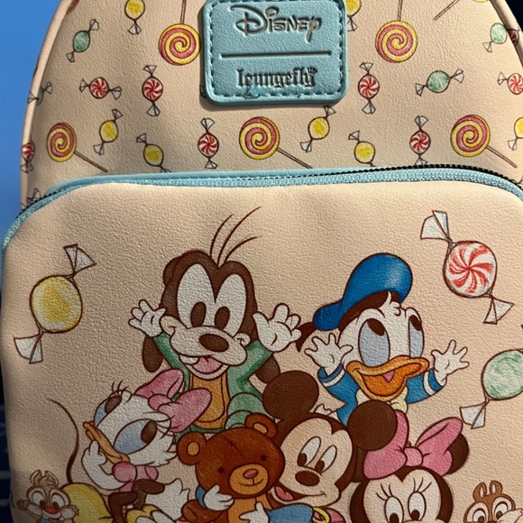 Loungefly Disney Mickey Mouse And Friends Babies Mini Backpack - Picture 6 of 7